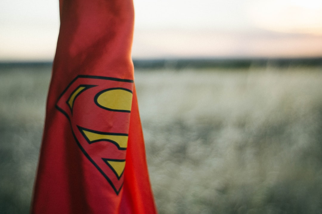 red Superman cape
